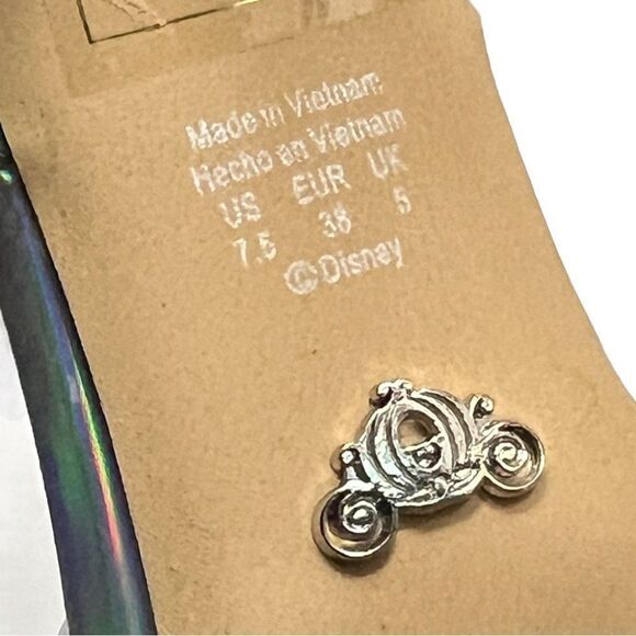 Aldo X Disney Glassslipper Blue Heels Cinderella Collection Princess Ankle Strap - Picture 15 of 16